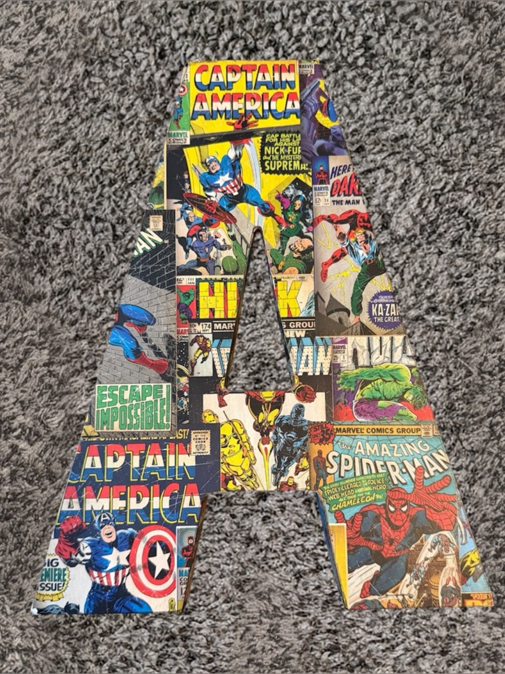 Marvel Comic Letter A